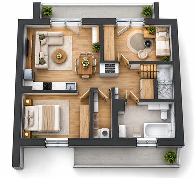 Nowoczesny apartament w zabudowie szeregowej | 86m² | Boguchwała - 5